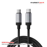 GADGET MAX - GX50 C-C Prime Series Type-C To Type-C Fast Charging Data Cable (60W) - Black